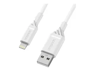 OtterBox Standard - Lightning-kabel - Lightning hann til USB hann 2 m - skydr&#248;mhvitt