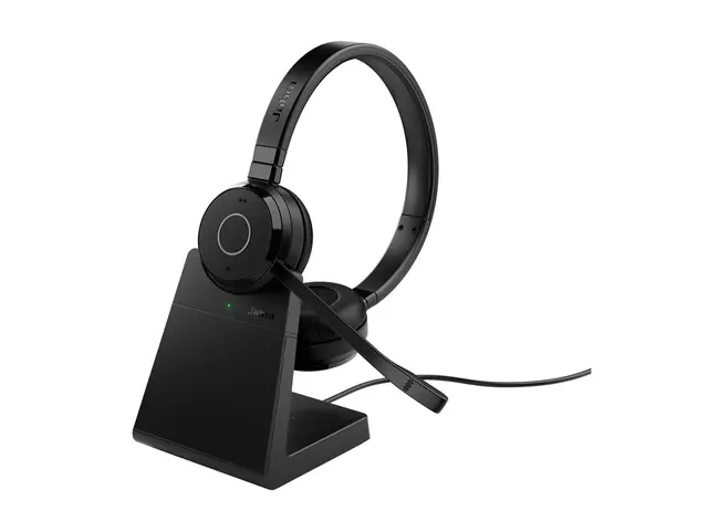 Jabra Evolve 65 TE Stereo - Hodesett on-ear Bluetooth trådløs USB-...