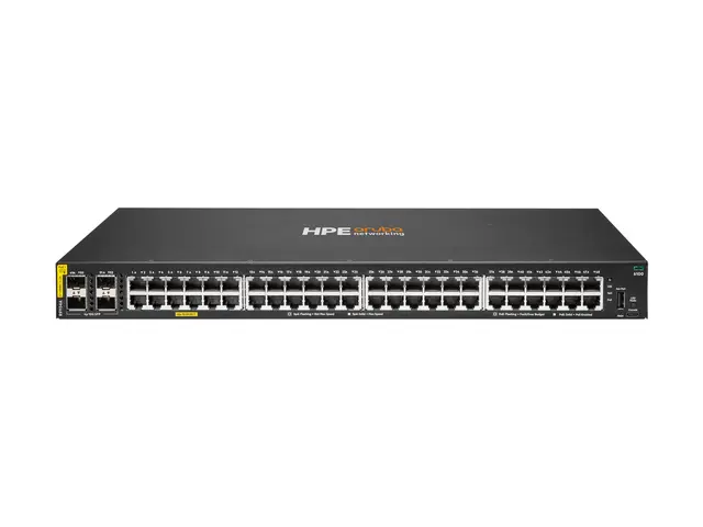 HPE Aruba Networking CX 6100 48G Class4 PoE 4SFP+ 740W Switch - L3...