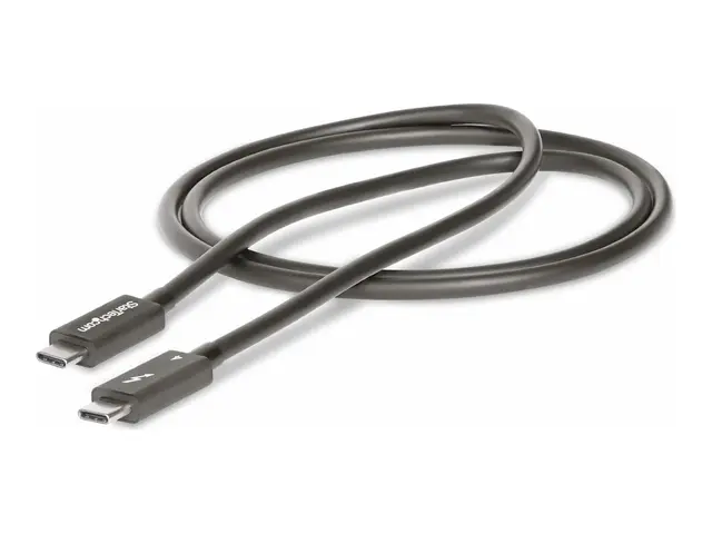 StarTech.com 3ft (1m) Thunderbolt 4 Cable, 40Gbps, 100W Power Deli...