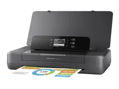 HP Officejet 200 Mobile Printer - Skriver farge - ink-jet - A4/Legal - 1200 x 1200 dpi - inntil 20 spm (mono) / inntil 19 spm (farge) - kapasitet: 50 ark - USB 2.0, USB-vert, Wi-Fi