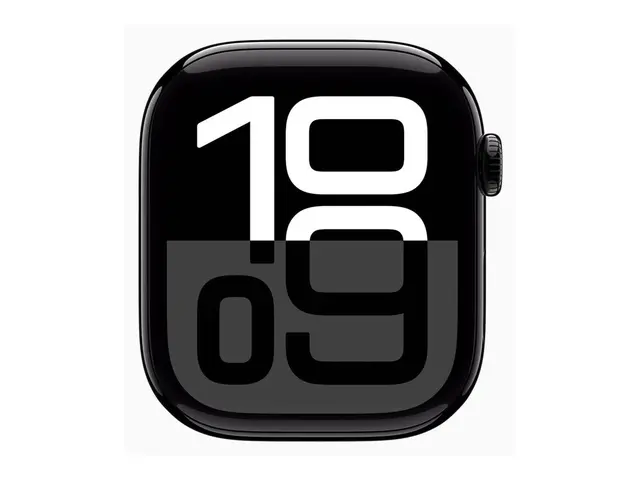 Apple Watch Series 10 (GPS) - 42 mm jet svart aluminium smartklokk...