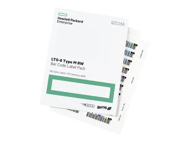 HPE LTO-8 Ultrium RW Bar Code Label Pack - Strekkodeetiketter