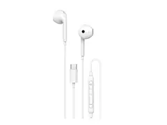 Unisynk - &#216;repropper med mikrofon i &#248;ret - kablet - USB-C - hvit