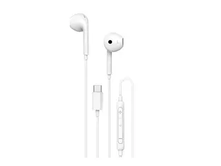 Unisynk - &#216;repropper med mikrofon i &#248;ret - kablet - USB-C - hvit