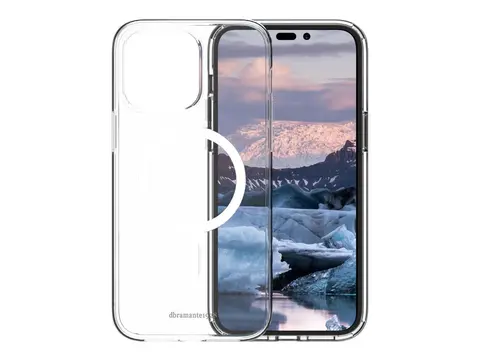 dbramante1928 Iceland Pro - Baksidedeksel for mobiltelefon MagSafe-samsvar - 100 % resirkulert plast - blank - for Apple iPhone 14 Pro Max