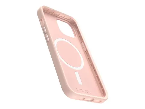 OtterBox Symmetry Series - Baksidedeksel for mobiltelefon MagSafe-samsvar - polykarbonat, syntetisk gummi - ballettsko (rosa) - for Apple iPhone 13, 14, 15