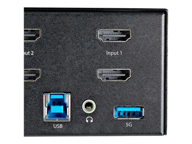 StarTech.com 2 Port Dual Monitor HDMI KVM Switch, 4K 60Hz Ultra HD...