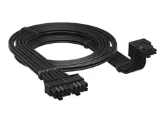 CORSAIR Type 4 (Style B) - Strømkabel 16-stifts PCI-strøm (hann) nedvinklet til 8-pins PCIe-strøm (hann) - 65 cm - svart