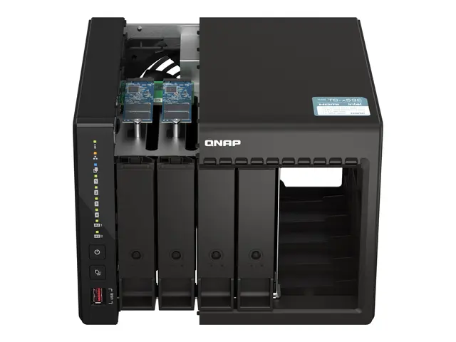 QNAP TS-453E - NAS-server 4 brønner SATA 6Gb/s RAID 0, 1, 5, 6, 10...