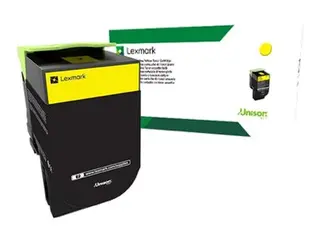 Lexmark 802HY - Høy ytelse - gul - original tonerpatron LCCP, LRP - for Lexmark CX410de, CX410dte, CX410e, CX510de, CX510dhe, CX510dthe