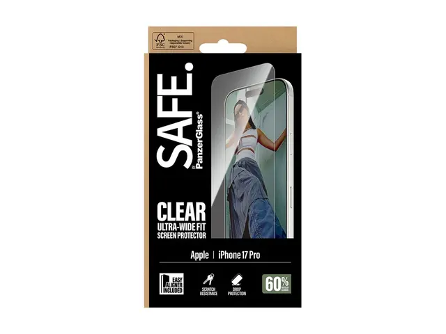SAFE. by PanzerGlass® Screen Protector iPhone 17 Pro | Ultra-Wide ...