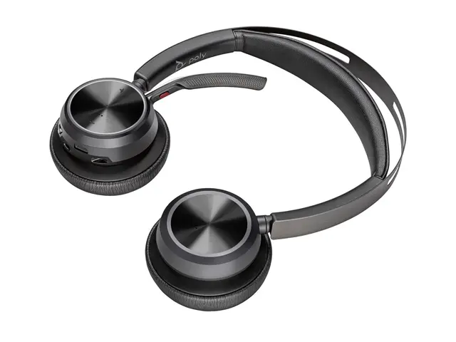 HP Poly Voyager Focus 2 - Hodesett on-ear Bluetooth trådløs aktiv ...