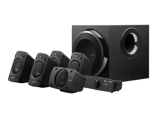 Logitech Z-906 - Høyttalersystem - for hjemmeteater - 5,1 kanaler ...
