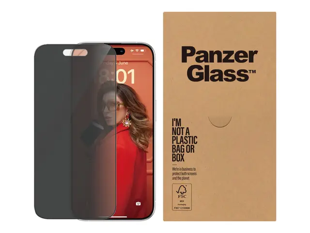 PanzerGlass - Skjermbeskyttelse for mobiltelefon ultravid passform...