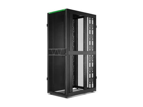 APC NetShelter SX Gen 2 - Rack skap - 2258 H x 800W x 1200D mm, med sider står på gulv - svart - 48U - 19" - TAA-samsvar - for P/N: SMT1000RM1U, SMT750RM1U, SRTL10KRM4UT, SRTL5KRM2UI-HW, SRTL5KRM2UT-HW, SRTL8KRM4UT
