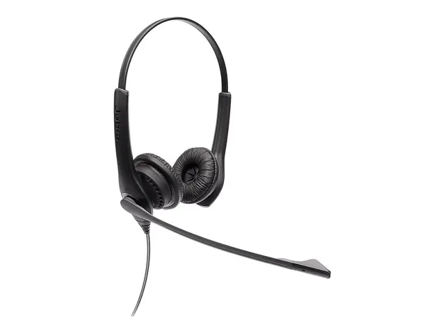 Jabra BIZ 1100 Duo - Hodesett on-ear kablet 3,5 mm jakk svart akad...