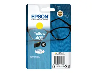 Epson 408 - 14.7 ml - høykapasitets - gul original - blister - blekkpatron - for WorkForce Pro WF-C4810DTWF