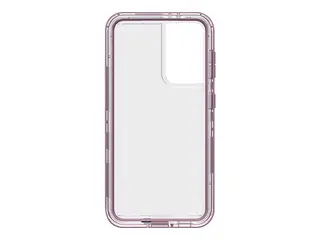 LifeProof NËXT - Baksidedeksel for mobiltelefon 50 % resirkulert plast, sølvfosfatglass - napa (klar/lavendel) - for Samsung Galaxy S21 5G
