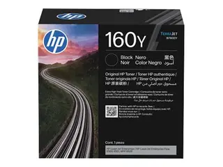 HP 160Y - Ekstra høy ytelse - svart - original LaserJet - boks - tonerpatron (W1600Y)