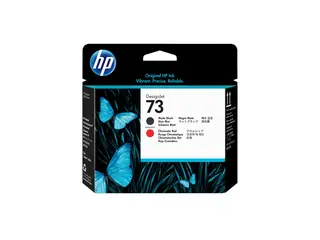 HP 73 - Matt svart, kromatisk rød - skriverhode for DesignJet Z3200, Z3200ps