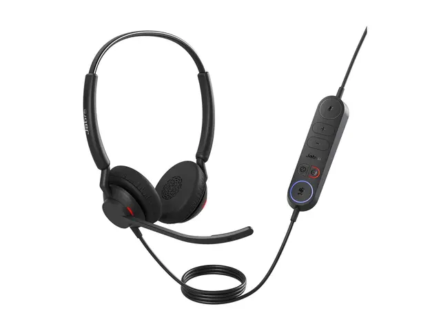 Jabra Engage 40 Stereo - Hodesett on-ear kablet USB-C, USB-A lydis...