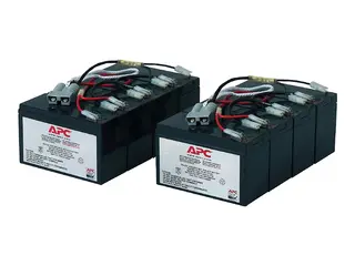 APC Replacement Battery Cartridge #12 - UPS-batteri 2 x batteri - blysyre - svart - for P/N: DL5000RMT5U, SU3000R3IX160, SU5000R5TBX114, SU5000R5TBXFMR, SU5000R5XLT-TF3