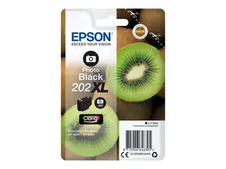 Epson 202XL - 7.9 ml - XL - fotosort - original blære med RF/lyd-alarm - blekkpatron - for Expression Premium XP-6000, XP-6005