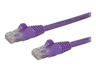 STARTECH 0.5M PURPLE CAT6 CABLE SNAGLESS ETHERNET CABLE - UTP
