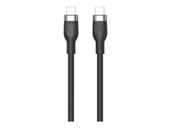 HyperJuice - USB-kabel - 24 pin USB-C (hann) til 24 pin USB-C (hann) USB 2.0 - 2 m - utvidet effektomr&#229;de (EPR), USB Power Delivery (240 W) - svart