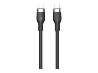 HyperJuice - USB-kabel - USB-C (hann) til USB-C (hann) USB 2.0 - 2 m - utvidet effektområde (EPR), USB Power Delivery (240 W) - svart