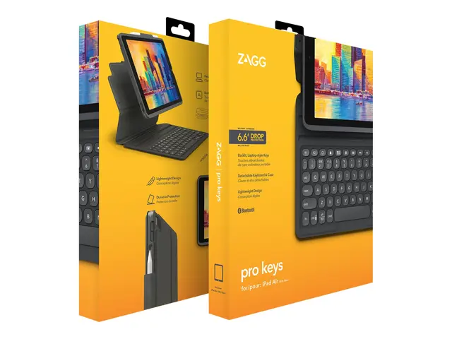 ZAGG Pro Keys - Tastatur og folioveske bakgrunnsbelyst Bluetooth N...