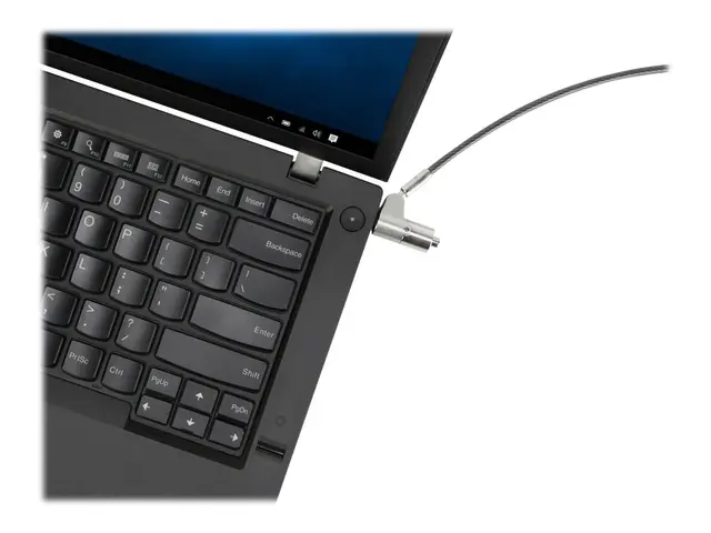 Targus Defcon Compact Keyed Cable Lock - Sikkerhetskabellås - svar...