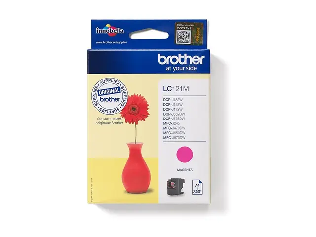 Brother LC121M - Magenta original blekkpatron for DCP-J100, DCP-J1...