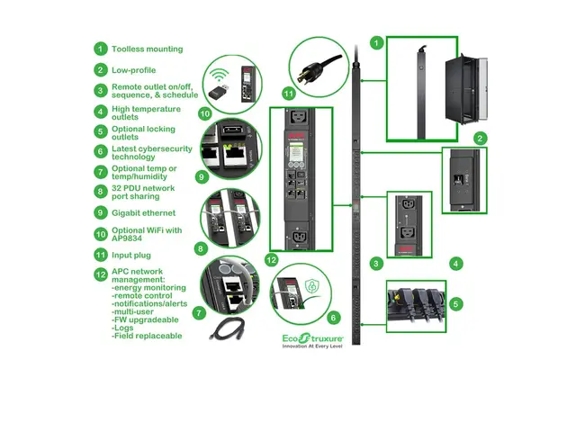 APC Rack PDU 9000 Switched APDU9941 - Strømfordelerenhet (kan mont...