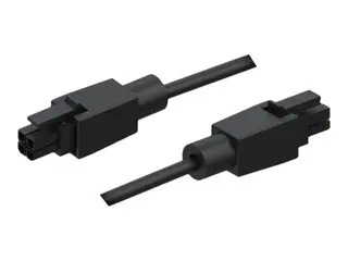 Teltonika - Str&#248;mkabel - 4-stiftskontakt (3 mm grad) (hann) til 4-stiftskontakt (3 mm grad) (hann) 30 V - 2 A - 1 m - flertr&#229;det - svart