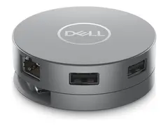 Dell 6-in-1 Multiport Adapter DA305 dokkingstasjon - USB-C - HDMI, DP, USB-C - 1GbE