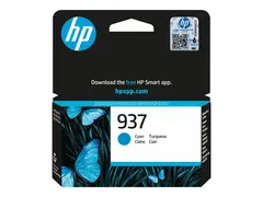HP 937 - 10 ml - cyan - original Officejet - blister - blekkpatron