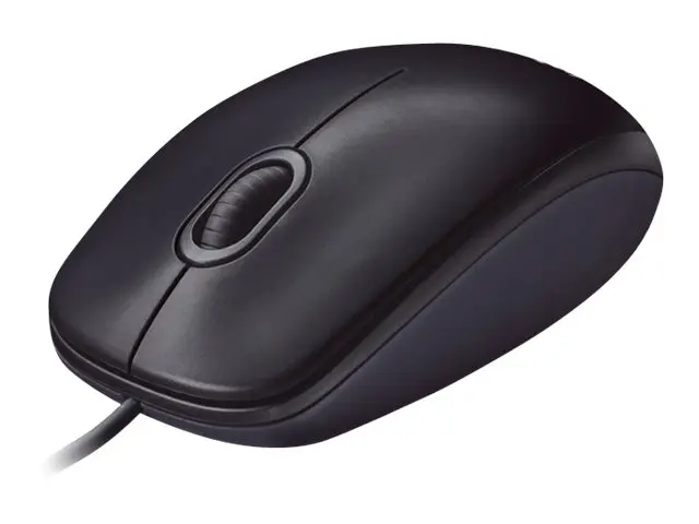 Logitech M90 - Mus - høyre- og venstrehåndet - optisk - kablet - USB