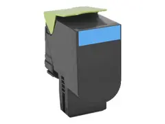 Lexmark 802HC - Høy ytelse - cyan - original tonerpatron LCCP, LRP - for Lexmark CX410de, CX410dte, CX410e, CX510de, CX510dhe, CX510dthe