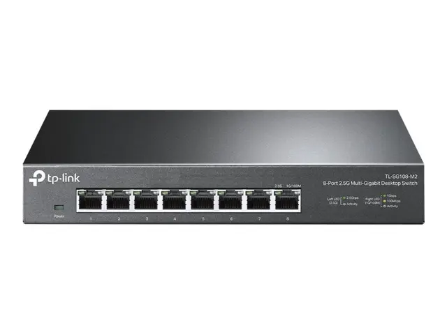 TP-Link TL-SG108-M2 - V1 - switch - ikke-styrt - 8 x 100/1000/2.5G...