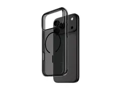 CARE by PanzerGlass - Beskyttende deksel for mobiltelefon MagSafe-samsvar - termoplast-polyuretan (TPU), polykarbonat (PC) - svart, røykfarget - for Apple iPhone 17 Pro Max