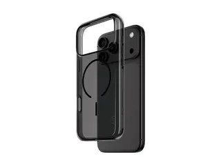 CARE by PanzerGlass - Beskyttende deksel for mobiltelefon MagSafe-samsvar - termoplast-polyuretan (TPU), polykarbonat (PC) - svart, røykfarget - for Apple iPhone 17 Pro Max