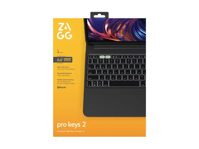 ZAGG Pro Keys 2 - Tastatur og folioveske (foliodekke) bakgrunnsbel...