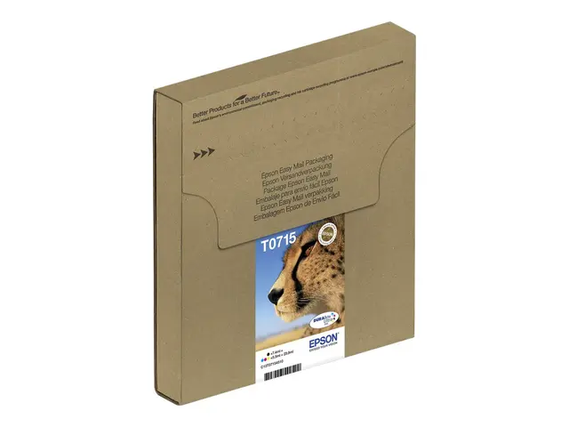 Epson T071 Easy Mail Packaging - 4-pack - 23.9 ml - svart, gul, cy...