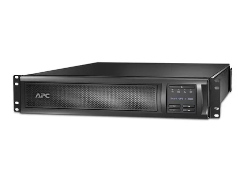 APC Smart-UPS X 3000 Rack/Tower LCD - UPS AC 208/230 V - 2.7 kW - 3000 VA - enkeltfase - Ethernet 10/100, RS-232 - utgangskontakter: 11 - 2U - svart - APC Take-Back - for P/N: AR4012A, AR4017A, AR4032A, AR4038LA, NBPD0150