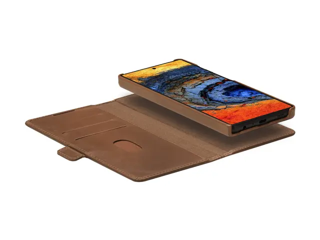 dbramante1928 Lynge - Lommebok for mobiltelefon helnarvet lær gyll...