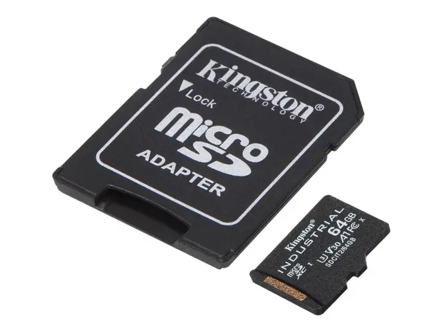Kingston Industrial - Flashminnekort (microSDXC til SD-adapter ink...