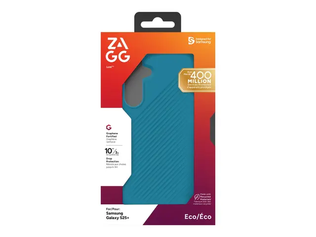 ZAGG Luxe - Baksidedeksel for mobiltelefon elveblå Samsung Galaxy ...