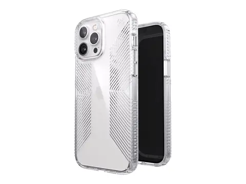 Speck Presidio Perfect-Clear Grip - Baksidedeksel for mobiltelefon blank - for Apple iPhone 13 Pro Max